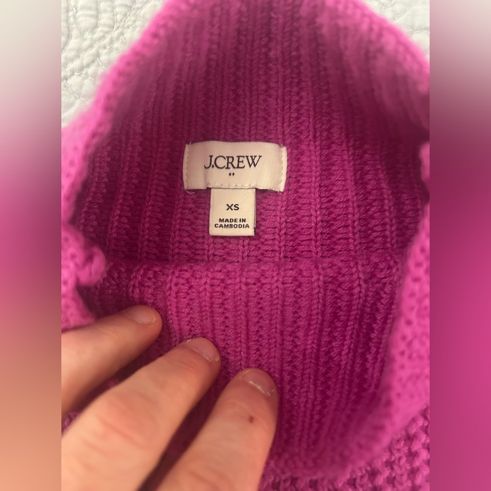 DONATED: J Crew Mock Neck Sweater - Picture 6 of 11